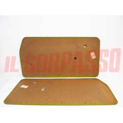PANNELLI PORTA DESTRO + SINISTRO FIAT 126 1 SERIE VERDI ORIGINALI NOS