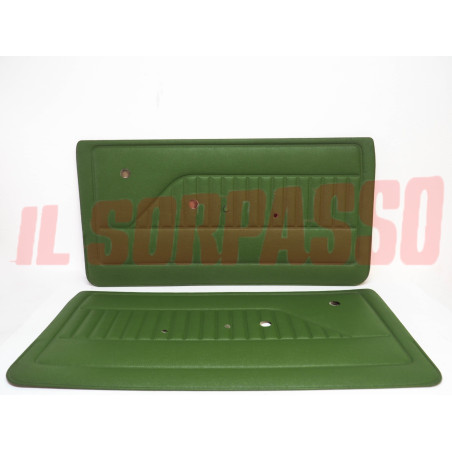 PANNELLI PORTA DESTRO + SINISTRO FIAT 127 3 SERIE 2 3 PORTE VERDI ORIGINALI NOS