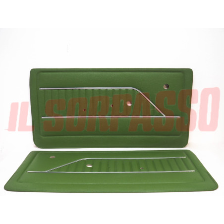 PANNELLI PORTA DESTRO + SINISTRO FIAT 127 SPECIAL  VERDI ORIGINALI NOS