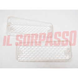 PLASTICHE FANALINI ANTERIORI DESTRO + SINISTRO FIAT DINO COUPE 2000 2400 CARELLO