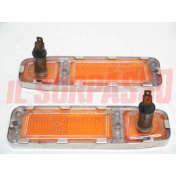 FANALINI ARANCIO LUCI DI INGOMBRO LATERALI FIAT 124 850 SPIDER AMERICA CARELLO