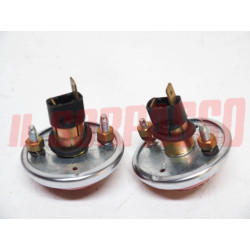 FANALINI ROSSI TONDI LUCI INGOMBRO LATERALI FIAT 124 850 SPIDER AMERICA CARELLO