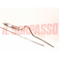 MARMITTA COLLETTORE + TERMINALE SCARICO FIAT TOPOLINO 500 C BERLINA 2 PZ