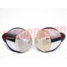 FANALINI ANTERIORI FRECCE + CUFFIE FIAT 600 MULTIPLA 2 SERIE CROMATI ALTISSIMO