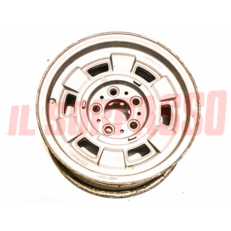 CERCHIO RUOTA IN LEGA FIAT 130 BERLINA - COUPE ORIGINALE CROMODORA 6,5 X 14