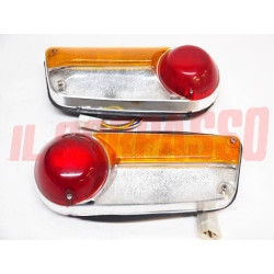 FANALI FARI POSTERIORI + CUFFIE + PLASTICHE LANCIA FULVIA COUPE HF CARELLO USATI