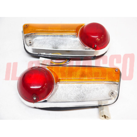 FANALI FARI POSTERIORI + CUFFIE + PLASTICHE LANCIA FULVIA COUPE HF CARELLO USATI