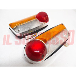 FANALI FARI POSTERIORI + CUFFIE + PLASTICHE LANCIA FULVIA COUPE HF CARELLO USATI