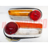 FANALI FARI POSTERIORI + CUFFIE + PLASTICHE LANCIA FULVIA COUPE HF CARELLO NOS