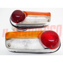 FANALI FARI POSTERIORI + CUFFIE + PLASTICHE LANCIA FULVIA COUPE HF CARELLO NOS