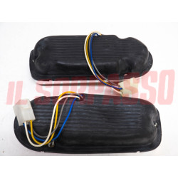 FANALI FARI POSTERIORI + CUFFIE + PLASTICHE LANCIA FULVIA COUPE HF CARELLO NOS