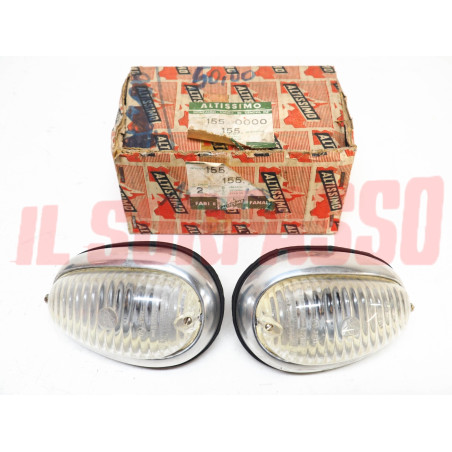 FANALINI ANTERIORI FRECCE + GUARNIZIONI FIAT 1100 103 E ORIGINALI ALTISSIMO