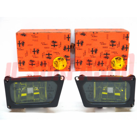 FENDINEBBIA DESTRO SINISTRO PARAURTI GIALLI ALFA ROMEO 155 ORIGINALI CARELLO