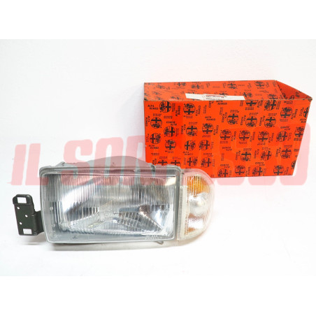 GRUPPO OTTICO FANALE FARO SINISTRO + FANALINO FRECCIA ALFA ROMEO 33 CARELLO H4