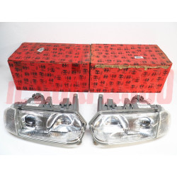 GRUPPI OTTICI FANALI FARI DESTRO SINISTRO MANUALI ALFA ROMEO 145 146 HELLA NOS