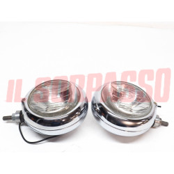 COPPIA FENDINEBBIA RBT IN VETRO ANNI 50 60 FERRARI MASERATI LANCIA ALFA ROMEO