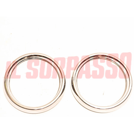 CORNICI CERCHI FARO GRUPPO OTTICO FIAT 850 BERLINA SPECIAL COUPE CON FORO