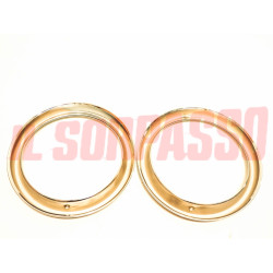 CORNICI CERCHI FARO GRUPPO OTTICO FIAT 850 BERLINA SPECIAL COUPE CON FORO