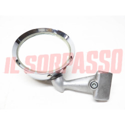 SPECCHIO SPECCHIETTO RETROVISORE MORSETTO SU GRONDAIA FIAT 500 600 850 124 126