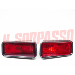 FANALINI ROSSI LUCI INGOMBRO RETTANGOLARI FIAT 124 850 SPIDER AMERICA CARELLO