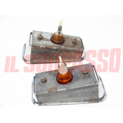 FANALINI ROSSI LUCI INGOMBRO RETTANGOLARI FIAT 124 850 SPIDER AMERICA CARELLO