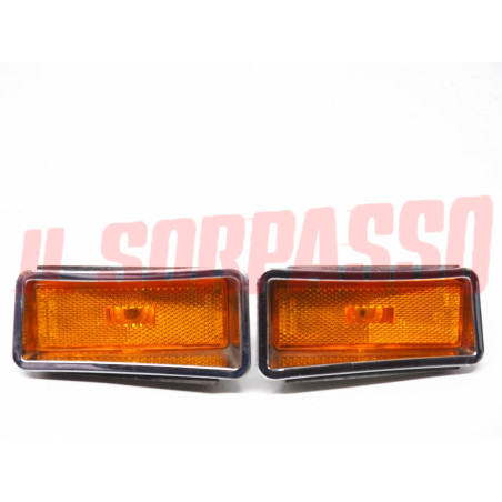 FANALINI ARANCIO LUCI INGOMBRO RETTANGOLARI FIAT 124 850 SPIDER AMERICA CARELLO