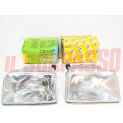 GRUPPI OTTICI FANALI FARI DESTRO + SINISTRO RENAULT SUPER CINQUE 5 SEV MARCHAL