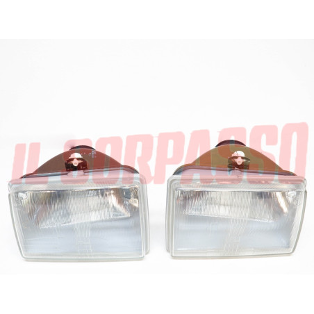 GRUPPI OTTICI FANALI FARI DESTRO + SINISTRO RENAULT 14 R14 ORIGINALI CIBIE