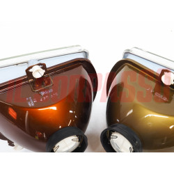 GRUPPI OTTICI FANALI FARI DESTRO + SINISTRO RENAULT 14 R14 ORIGINALI CIBIE
