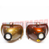 GRUPPI OTTICI FANALI FARI DESTRO + SINISTRO RENAULT 14 R14 ORIGINALI CIBIE