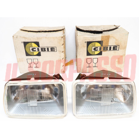 GRUPPI OTTICI FANALI FARI DESTRO SINISTRO RENAULT 14 R14 2 SERIE JODIO H4 CIBIE