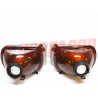 GRUPPI OTTICI FANALI FARI DESTRO + SINISTRO RENAULT 14 R14 2 SERIE CIBIE