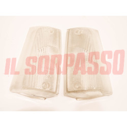 PLASTICHE FANALINI FRECCE ANTERIORI GRUPPI OTTICI FIAT PANDA 141 750 1000 ELMA