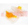 PLASTICHE FANALINI FRECCE ANTERIORI + OSCURATORI FIAT PANDA 141 750 1000 ELMA