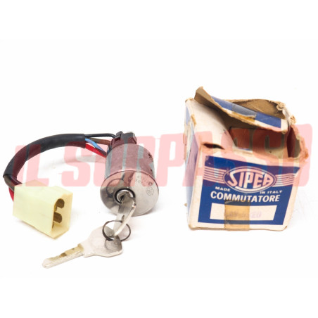 BLOCCHETTO ACCENSIONE AUTOBIANCHI A112 1 2 SERIE ORIGINALE SIPEA 4 CONTATTI