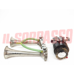 TROMBE ELETTROPNEUMATICHE AVVISATORI ACUSTICI 6 VOLT VW MAGGIOLINO LANCIA ARDEA