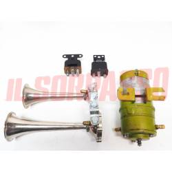 TROMBE ELETTROPNEUMATICHE AVVISATORI ACUSTICI 6 V MAGGIOLINO LANCIA ARDEA POLI
