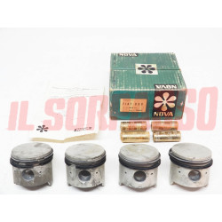 KIT PISTONI + FASCE ELASTICHE FIAT 850 - 127 AUTOBIANCHI A112 MISURA 65.40 NOVA