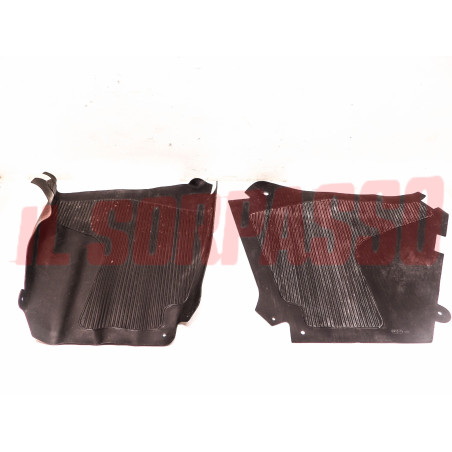 TAPPETI DI BASE PASSARUOTA ANTERIORE DESTRO + SINISTRO FIAT 600 D ORIGINALI NOS