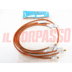 CAVI FILI CANDELE + CAPPUCCI PEUGEOT 205 ORIGINALI CAVIS