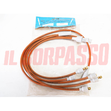 CAVI FILI CANDELE + CAPPUCCI PEUGEOT 205 ORIGINALI CAVIS