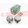 PISTONI + FASCE MOTORE 67,6 MM + 2/10 FIAT 500 D F GIARDINIERA ORIGINALI NOVA