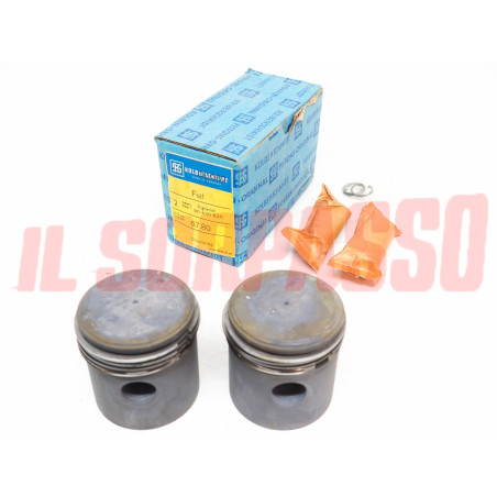 PISTONI + FASCE MOTORE 67,8 MM FIAT 500 D F GIARDINIERA ORIGINALI SCHMIDT