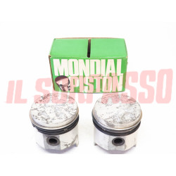 PISTONI + FASCE MOTORE 73,5 MM FIAT 500 R - 126 595 cc ORIGINALI MONDIAL PISTON