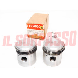 PISTONI TASSELLATI FASCE MOTORE 67,4 MM FIAT 500 D F GIARDINIERA ORIGINALI BORGO