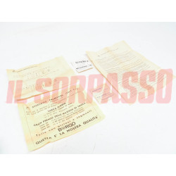 PISTONI TESTA SPECIALE + FASCE MOTORE 67,4 MM FIAT 500 D F GIARDINIERA BORGO