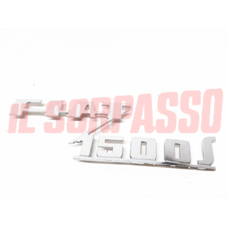 SCRITTA TRAVERSA POSTERIORE FIAT 1500 S OSCA COUPE SPIDER ORIGINALE