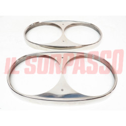 CORNICI CERCHI FARO DESTRO + SINISTRO LAMBORGHINI GT 400