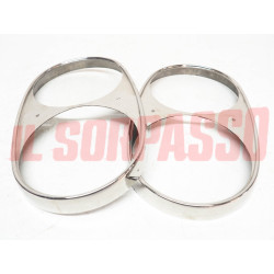 CORNICI CERCHI FARO DESTRO + SINISTRO LAMBORGHINI GT 400