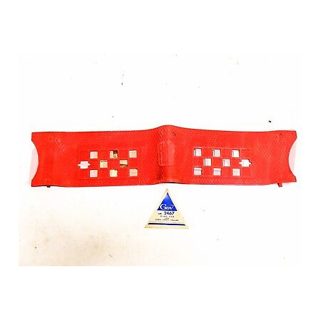 MASCHERINA COPRI RADIATORE GEV GRIGLIA FIAT 128 2 - 4 PORTE ROSSA ACCESSORIO